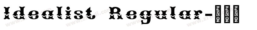 Idealist Regular字体转换